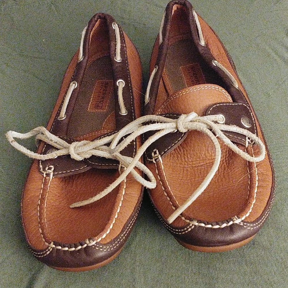 Sperry Top Siders Two-Tone Leather Loafers